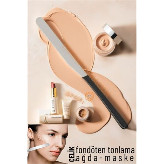 ModaCar Maske Sıvı Fondöten Tonlama Spatulası Çelik ModaCar Maske Sıvı Fondöten Tonlama Spatulası Çelik