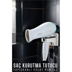 Engithalat Saç Kurutma Makinesi Tutucu Pratik Yapışma