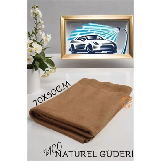 ModaCar Doğal Güderi Bez 50X70 CM ModaCar Doğal Güderi Bez 50X70 CM