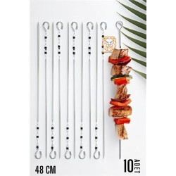Engithalat Ciğer Şiş Çubukları 48 cm 10 Adet