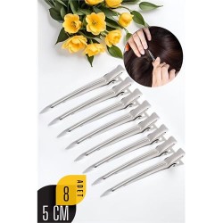 Engithalat Saç Pensi Metal Toka 8 ADET