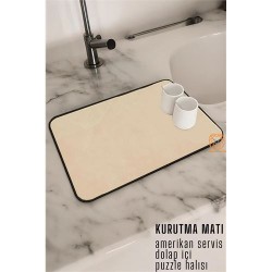 Engithalat Bulaşık Durulama Kurutma Matı Süzücü Emici V.Valore Design