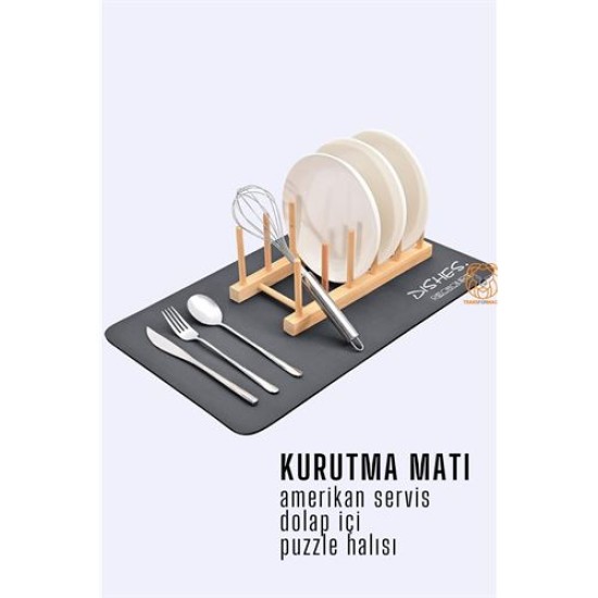 ModaCar Bulaşık Durulama Kurutma Matı Süzücü Emici D.Reohouri Design ModaCar Bulaşık Durulama Kurutma Matı Süzücü Emici D.Reohouri Design