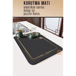 Engithalat Bulaşık Durulama Kurutma Matı Süzücü Emici D.Reohouri Design