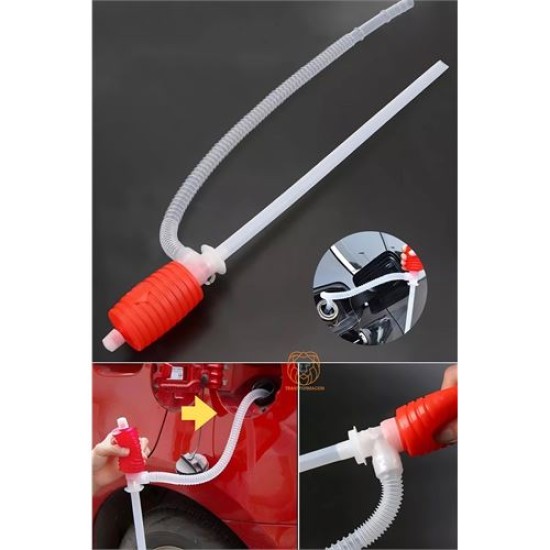 ModaCar Benzin Yağ Mazot Sıvı Yakıt Pompası Yarı Manual Taşınabilir Araç Manuel El Sifon Pompası Seti ModaCar Benzin Yağ Mazot Sıvı Yakıt Pompası Yarı Manual Taşınabilir Araç Manuel El Sifon Pompası Seti