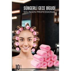 Engithalat Süngerli Gece Bigudisi 3 cm 10 Adet Solingen Professional