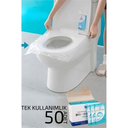 Engithalat Klozet Kapağı Kılıfı Hijyenik Tek Kullanımlık 50 ADET