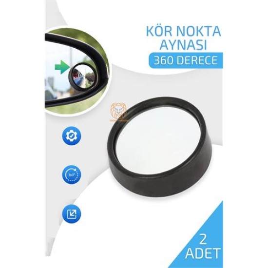 ModaCar Araç Kör Nokta Aynası Dönerli 360 D 2 ADET ModaCar Araç Kör Nokta Aynası Dönerli 360 D 2 ADET