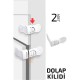 ModaCar Çocuklara Dolap Güvenlik Kilidi 2 ADET ModaCar Çocuklara Dolap Güvenlik Kilidi 2 ADET
