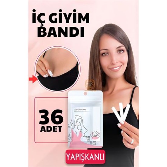 Engithalat İç Giyim Bandı Çift Taraflı Yapışkanlı Su Geçirmez 36 ADET