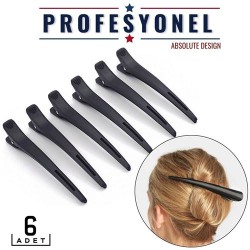 Engithalat Saç Klipsi Toka 6 Adet Absolute Design