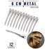 Engithalat Saç Klipsi Metal Toka 12 Adet Absolute Design