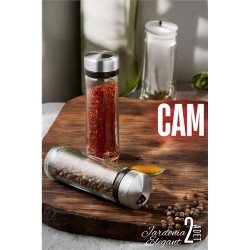 Engithalat Cam Tuzluk Baharatlık 2 ADET Jardenia Elegant