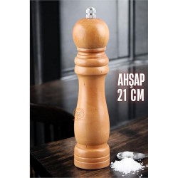 Engithalat Karabiber Tuz Değirmeni Ahşap 21 cm XL