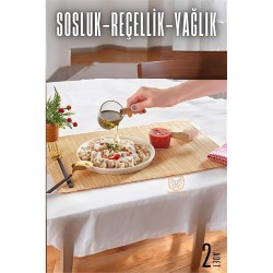 Engithalat Reçellik Sosluk  Ahşap Saplı Mika 2 ADET