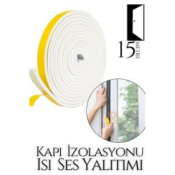 Engithalat Kapı Ses Isı Yalıtım Sünger Bant 15 METRE