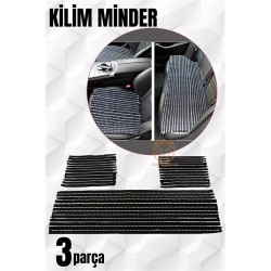Engithalat  Ön ve Arka Otuma Yerine Kilim Minder Seti