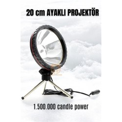 Engithalat 3 Ayaklı El Projektörü 360 Derece Avcı Projektörü Tekne Projektör