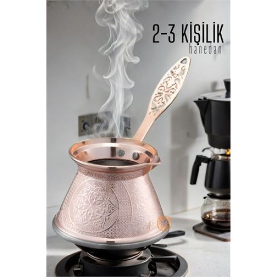 ModaCar Cezve 2-3 Kişilik ROSE İndüksiyon Tabanlı ModaCar Cezve 2-3 Kişilik ROSE İndüksiyon Tabanlı