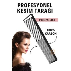 Engithalat Berber Kuaför Saç Kesim Tarağı Karbon Nano Absolute Professional