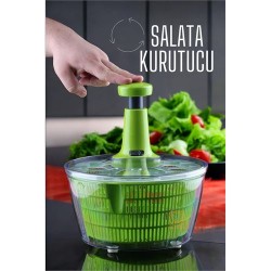 Engithalat Salata Kurutucu Üstten Basmalı Pratik