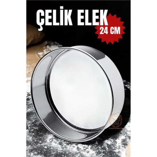ModaCar Metal Un Eleği 24 cm ModaCar Metal Un Eleği 24 cm