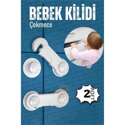 Engithalat Bebek Kilidi Bebek Çekmece Kilidi 2 Adet
