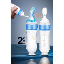 Engithalat Kaşıklı Bebek Mama Besleyici Silikon Littloo 2 ADET