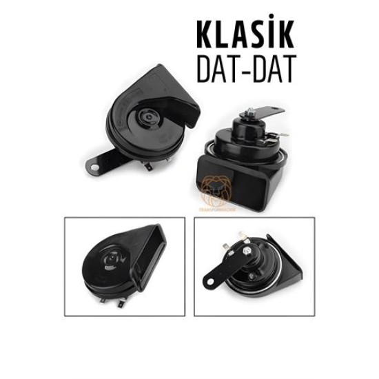 ModaCar Da-Dat Sesli Alman Tip Her Araca Korna Takımı ModaCar Da-Dat Sesli Alman Tip Her Araca Korna Takımı