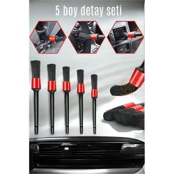 Engithalat 5 Boy Araç Detay Temizlik Fırça Seti Slalom Design