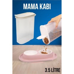 Engithalat Mama Saklama Kabı Kedi ve Köpek Mama Saklama Kabı