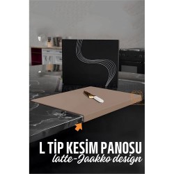 Engithalat Köşeli Kesim Panosu LATTE Kesim Tahtası Jaakko Design