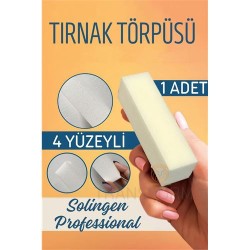 Engithalat Tırnak Törpü 4 Yüzey Blok Sünger Solingen Professional