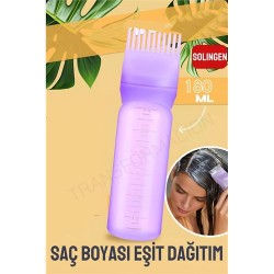 Engithalat  Saç Boyası Eşit Dağıtım Şişesi Doldurulabilir Taraklı Aplikatör  Solingen Professional