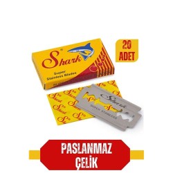 Engithalat Shark 20 Adet Paslanmaz Çelik Tıraş Jileti