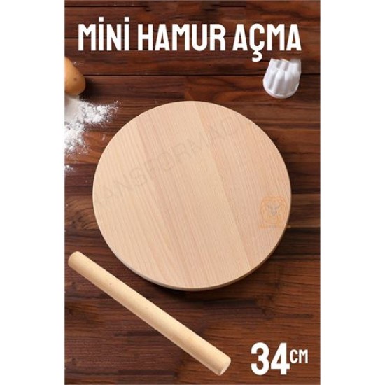 ModaCar 34 Cm Merdaneli Hamur Açma Masası ModaCar 34 Cm Merdaneli Hamur Açma Masası