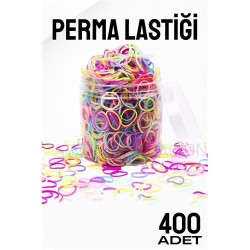 Engithalat Perma Lastiği İnce 400 ADET RENKLİ