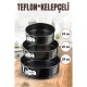 ModaCar 3 Boy Kelepçeli Kek Kalıbı 24-26-28 Cm Teflon ModaCar 3 Boy Kelepçeli Kek Kalıbı 24-26-28 Cm Teflon