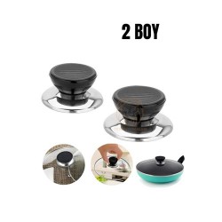 Engithalat Tencere Tava Tepesi Tencere Tava Kapağı Tutucu 2 Boy