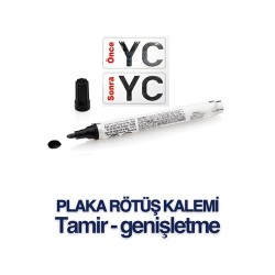 Engithalat Plaka Yazma Rötüş Kalemi Plaka Kalemi SİYAH