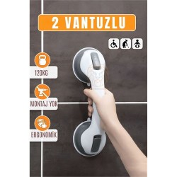 Engithalat Banyo Duş Yardımcı Vantuzlu Tutacak Yardımcı Anne
