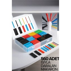 Engithalat 560 Adet Isıyla Daralan Makaron Kablo Koruyucu Kılıf