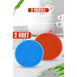 Engithalat 2 Yüzeyli Silikon Bulaşık Pedi 2 ADET