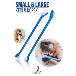 Engithalat Köpek Ve Kedi Diş Fırçası Küçük Büyük Uçlar 2 ADET