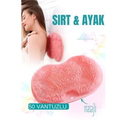 Engithalat Sırt Kesesi Vantuzlu Ayak Kesesi Masajlı