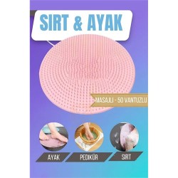 Engithalat Sırt Kesesi Vantuzlu Ayak Kesesi Masajlı