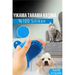 Engithalat Hayvan Tüy Toplama Yıkama Kaşınma Silikon Fırçası