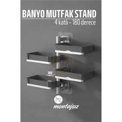 Engithalat 4 Katlı Banyo Organizer Stand