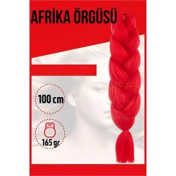 Engithalat Afrika Örügüsü Rasta 100 Cm 165 Gr 1095 Kırmızı