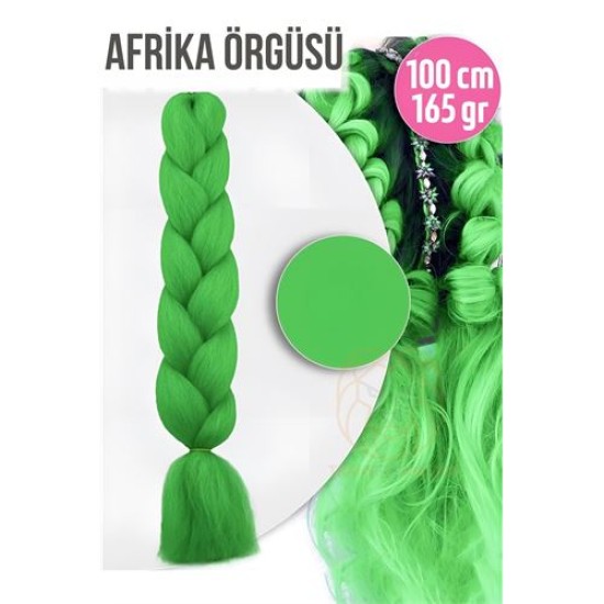 ModaCar Afrika Örügüsü Rasta 100 Cm 165 Gr 1097 Yeşil ModaCar Afrika Örügüsü Rasta 100 Cm 165 Gr 1097 Yeşil